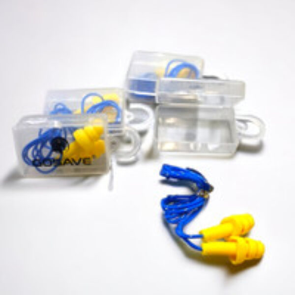 Earplug Ultrafit Soft Silicone Karet Lembut FREE Kotak Box Penutup Telinga Ear Plug Tidur Alat Sumbat Kuping Earplugs Anti Bising Anti Berisik