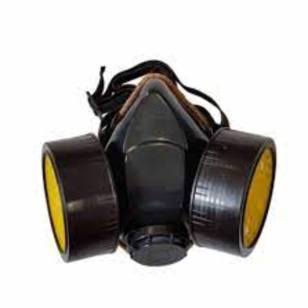 Masker Obat Double Filter NP 306 Safety Mask Chemical Respirator NP306 Anti Asap Polusi Debu Cat Kimia Fogging / Half Mask Tabung Ganda